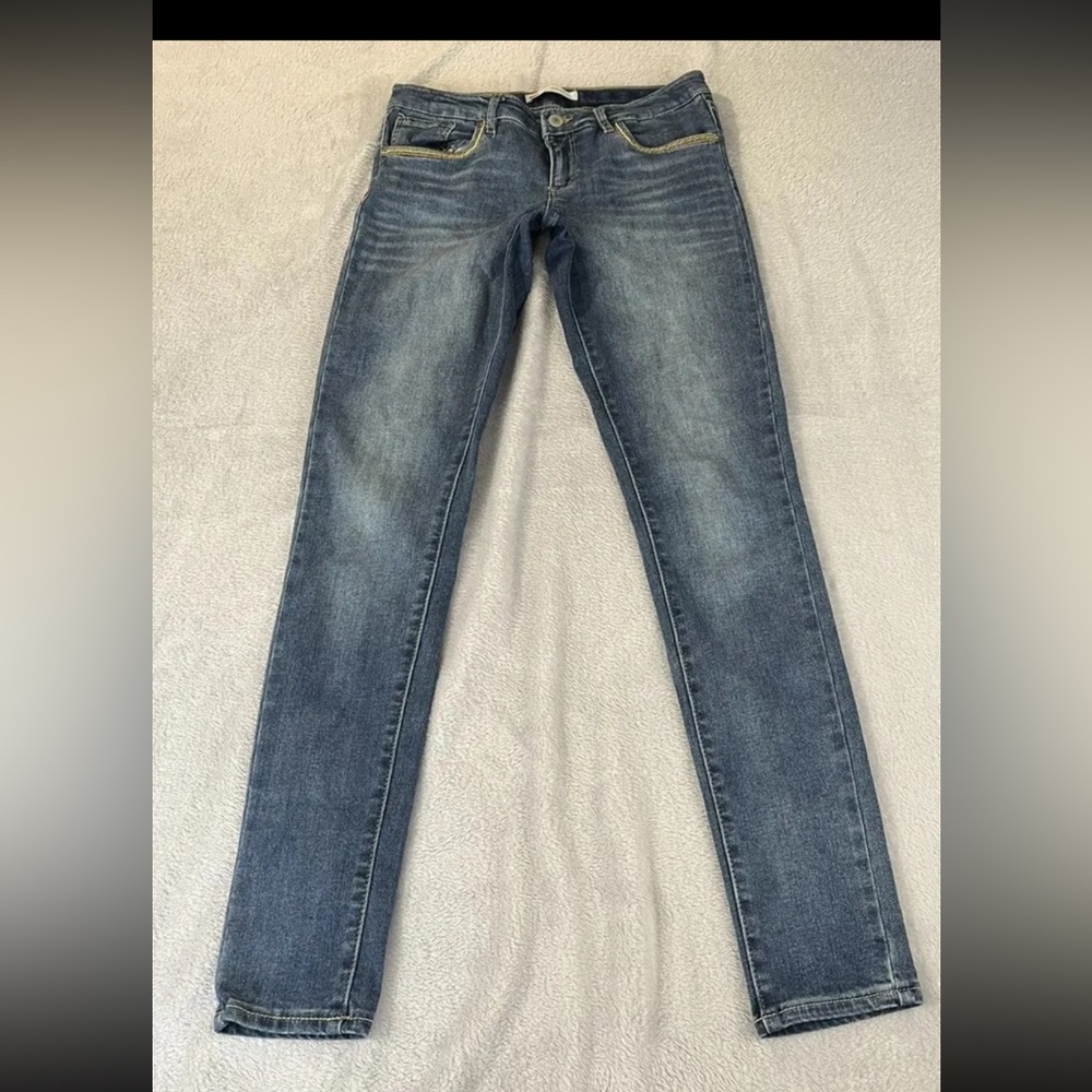 Levis 710 Super Skinny girls blue jeans size 16 Regular